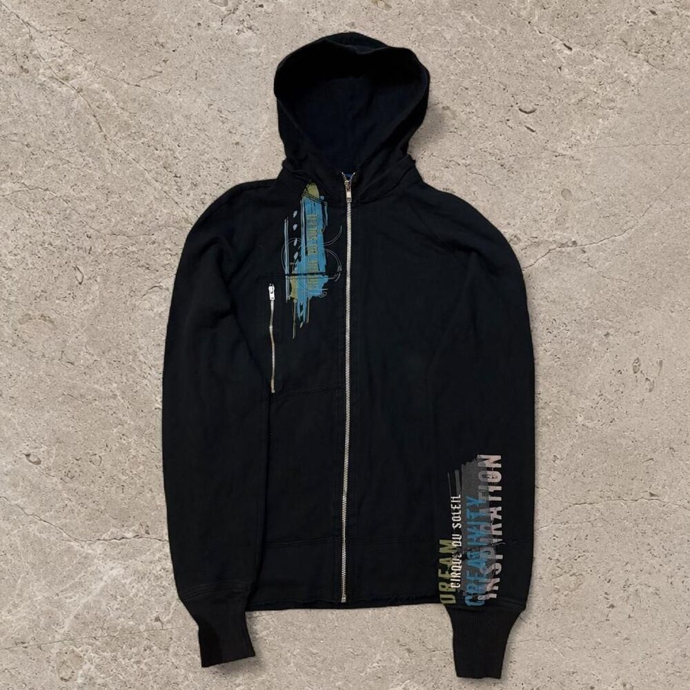 Y2K Womens Cirque Du Soleil Zip Up Hoodie SZ M